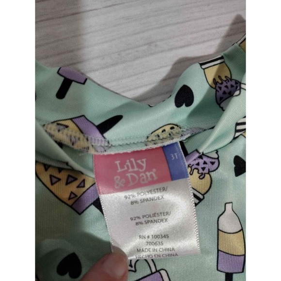 Girls Lily and dan ice cream swimsuit size 3t‎ - Picture 6 of 6
